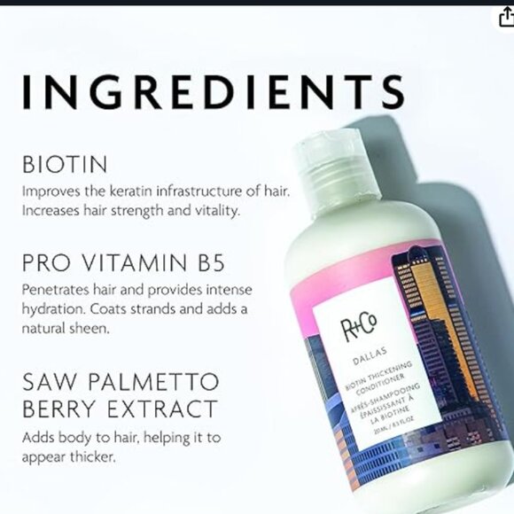 R+OC 'Dallas' Biotin Thickening Conditioner 8.5 fl oz - Picture 4 of 5